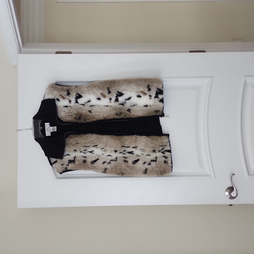 Faux Fur Sweater Vest